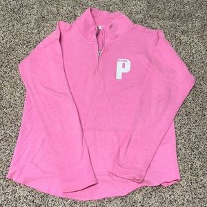 Pink half-zip
